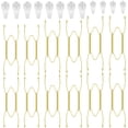 thumbnail image 1 of Colgadores de platos Hotop de acero inoxidable invisibles de 8/10/12 pulgadas, 1 of 6