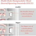 thumbnail image 2 of Portable Door Lock Home Security Door Locker Travel Lockdown Locks for Additional Safety and Privacy Perfect for Traveling Hotel Home Apartment College-Pink(1 Pack), 2 of 10
