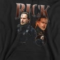 thumbnail image 2 of Popfunk The Walking Dead - The Ones Who Lived Rick Homage Adult Pull-Over Hoodie, Black, 3X-Large, 2 of 5