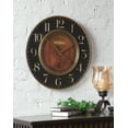 thumbnail image 3 of Uttermost 06026 Alexandre Martinot 23" Round Analog French Antique Wall Clock - Brass, 3 of 3