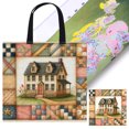 thumbnail image 1 of Kit Bordado Manual para Bolso Punto Cruz Personalizado Casa Color 11CT, 1 of 9