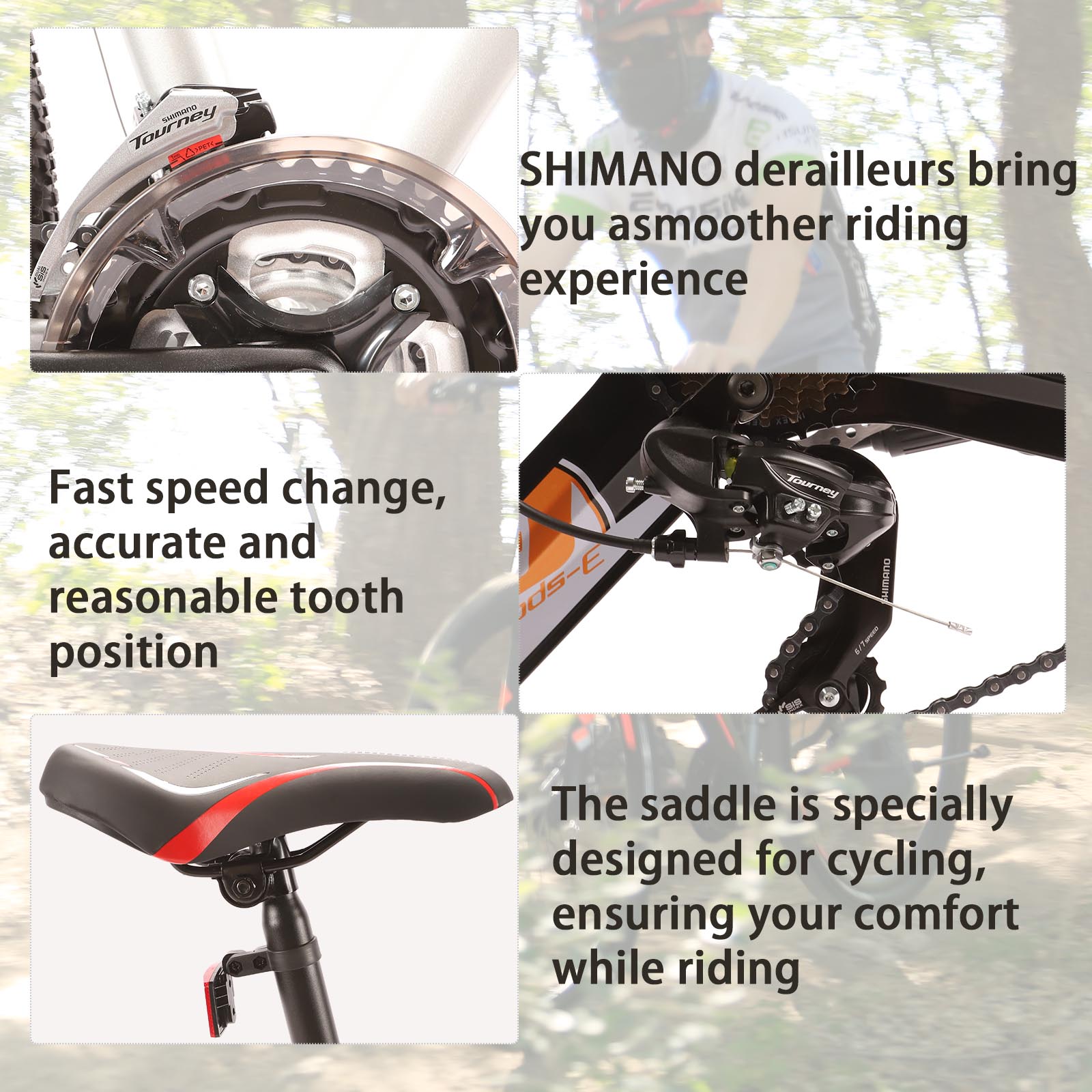 Mountain Bike,Aluminum Mens Bikes 21 Speed Bicycle 29" Wheels for Adult Womens