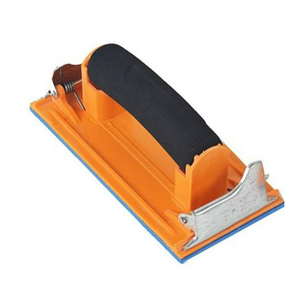 Hand Sander for w/ Sponge Handle Portable Sandpaper Holder Sanding Block Sander for Wood Drywall