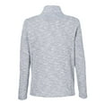 thumbnail image 5 of North End NE415W Women's Eclipse Jacquard Quarter-Zip Pullover-Black Heather-XL, 5 of 6