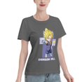 thumbnail image 2 of Women's Basic Short Sleeve T-Shirt Super Saiyan, 2 of 6