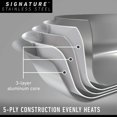 thumbnail image 2 of Calphalon 10-Piece Pots and Pans Set, Stainless Steel Kitchen Cookware with Stay-Cool Handles, Dishwasher Safe, Silver, 2 of 2