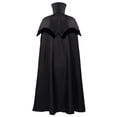 thumbnail image 7 of Hvyesh Men's Cloak Medieval Renaissance Cloaks Gothic Stand Collar Cape Steampunk Robes, 7 of 7