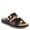BLACK, variant on Eliza Women's Slide Sandal with Cushioned Comfort & Adjustable Fit