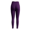thumbnail image 4 of 3D Cellulite Leggings for Women No Curling Lift Pants No Front Seam Leggings Tummy Control Compression Pants Tummy Shaping Pants Scrunch Butt Lifting Leggings Resistance Band Leggings Purple L, 4 of 9