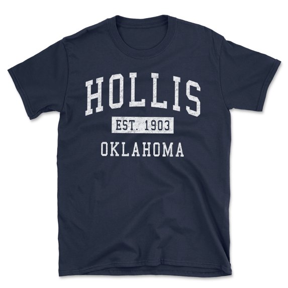 Hollis Oklahoma Classic Established Men's Cotton T-Shirt