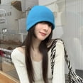 thumbnail image 2 of CoCopeanut Cotton Winter Hats for Woman New Beanies Knitted Fluorescent Hat Girls Autumn Female Beanie Caps Warmer Bonnet Ladies Casual Cap, 2 of 6