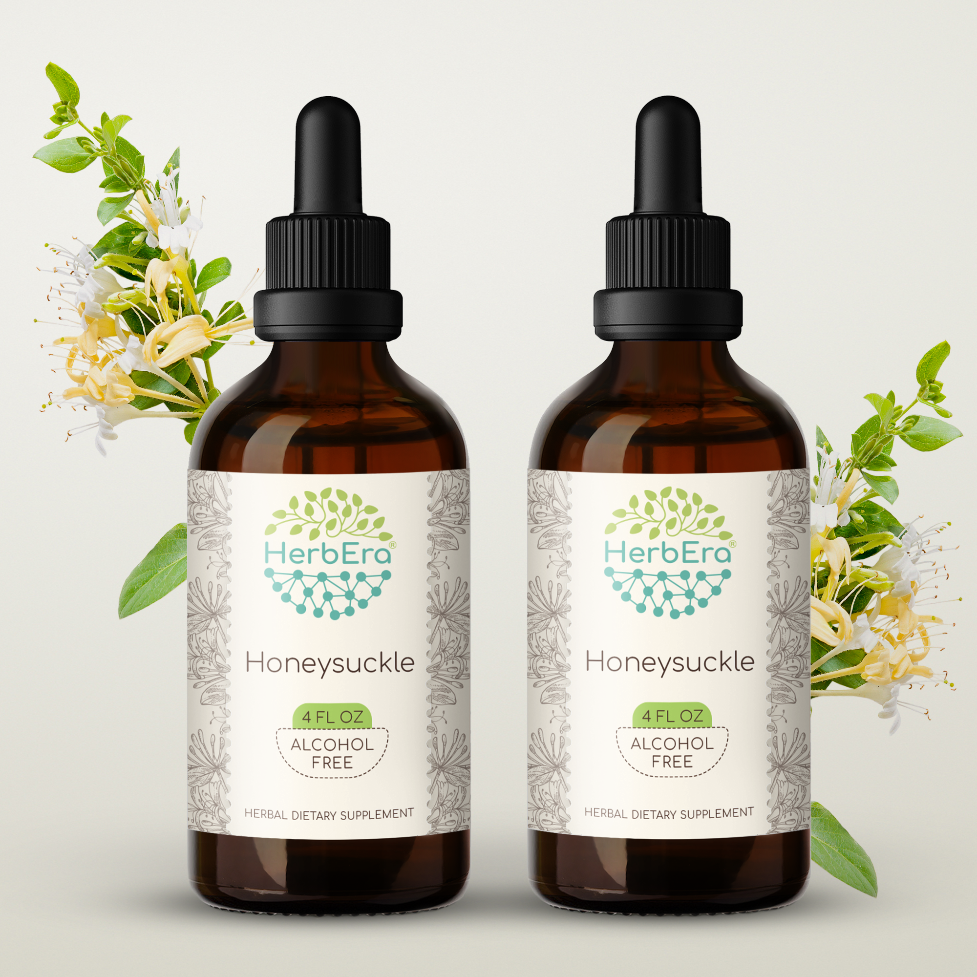 Honeysuckle AlcoholFREE Herbal Extract Tincture, SuperConcentrated