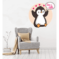 thumbnail image 2 of Live a Little Bubble Quotation with Happy Penguin Vinyl Wall Decal - Cute Cartoon Art Design of Chill Polar Animal with Wonderful Saying Wall Decoration - 20" x 20", 2 of 5