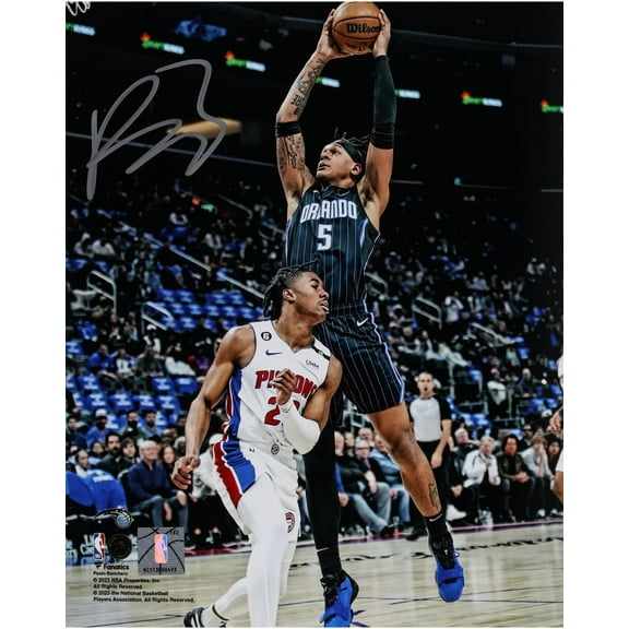 Paolo Banchero Orlando Magic Autographed 8" x 10" Dunk Vs. Detroit Pistons Photograph - Fanatics Authentic Certified