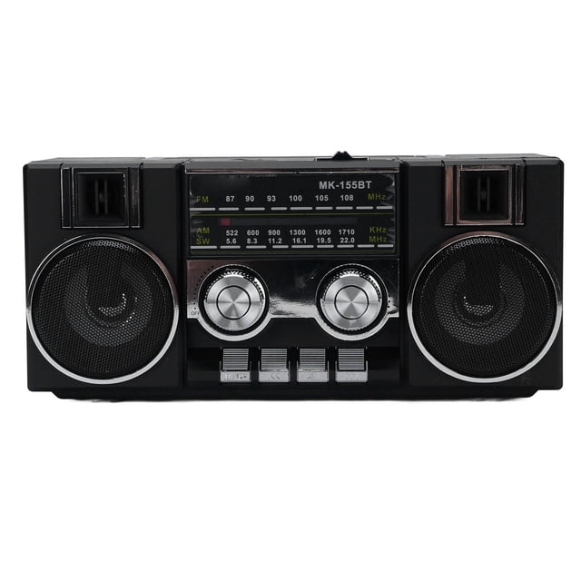 Radios Portables AM FM, Radio Portable à Bande Complète avec Haut-Parleur RVB, Qualité Sonore Claire pour Jardin, Parc, Salle de Bain