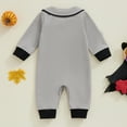 thumbnail image 6 of XXWXYD Children Jumpsuit Spring Autumn Halloween Romper Embroidery Color Toddler Outfit Unisex Comfy Play Jumpsuit, 6 of 8
