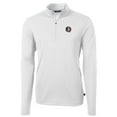thumbnail image 2 of Men's Cutter & Buck White Florida State Seminoles Big & Tall Virtue Eco Pique Recycled Quarter-Zip Pullover Top, 2 of 3