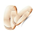 thumbnail image 3 of Pompeii3 Matching Wedding Ring Set 14K Rose Gold for Men and Women, 3 of 5