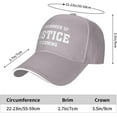 thumbnail image 6 of Vintage Justice is Coming Baseball Caps Men Women Breathable Athletic Hat, 6 of 9