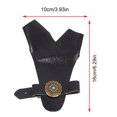 thumbnail image 3 of Protector de 2 dedos Transpirable Tiro con arco Guantelete Flecha Guantes Cuero Ligero, 3 of 3