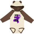 thumbnail image 3 of Inktastic I Wear Purple for My Nana Pancreatic Cancer Awareness Boys or Girls Long Sleeve Baby Bodysuit, 3 of 5