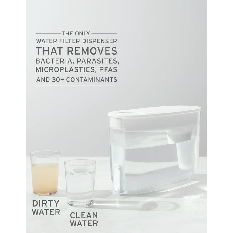 LifeStraw Home 18-Cup Water Filter Dispenser; Pebble - Walmart.com
