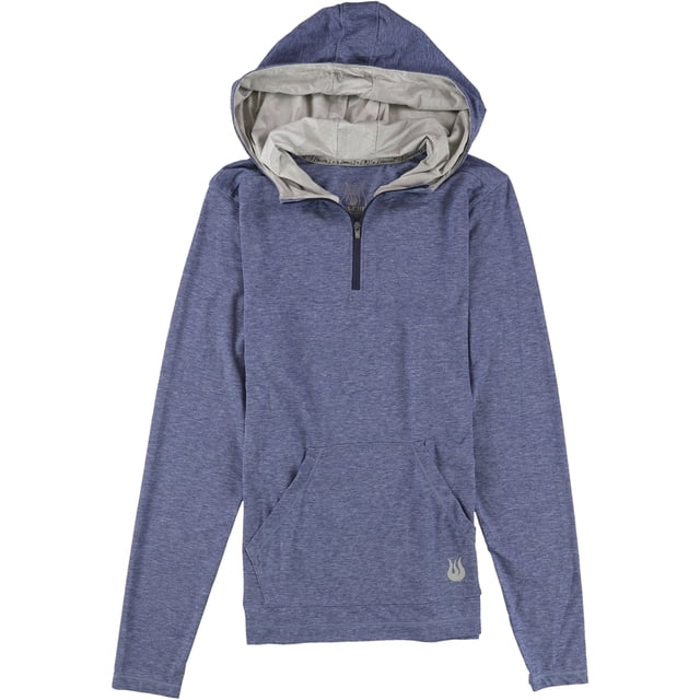 SOLFIRE Womens Kick It Hoodie Pullover Sweater blueheather L