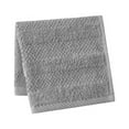 thumbnail image 2 of Cannon Shear Bliss Quick Dry 100% Cotton Washcloths, Slim Lightweight Design, Steeple Gray, 12 pack, 2 of 4