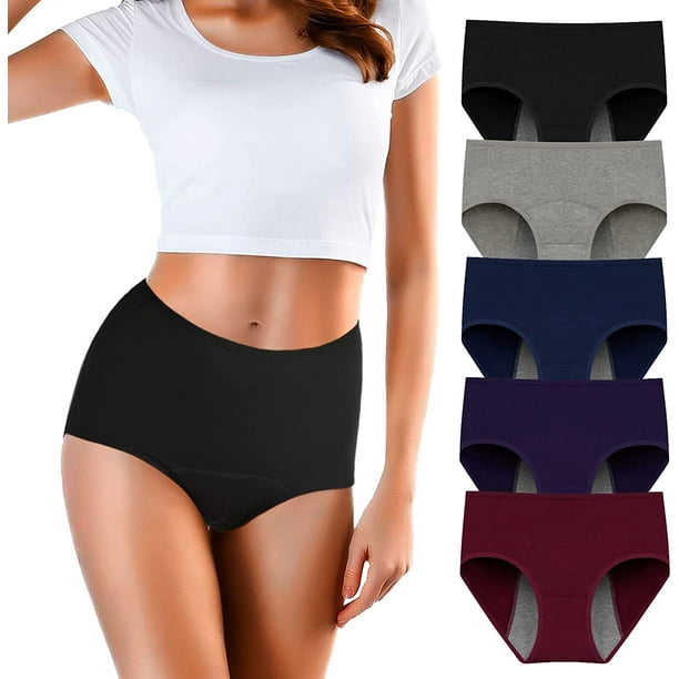 Period Underwear for Women Menstrual Panties Womens Leak Proof Mid