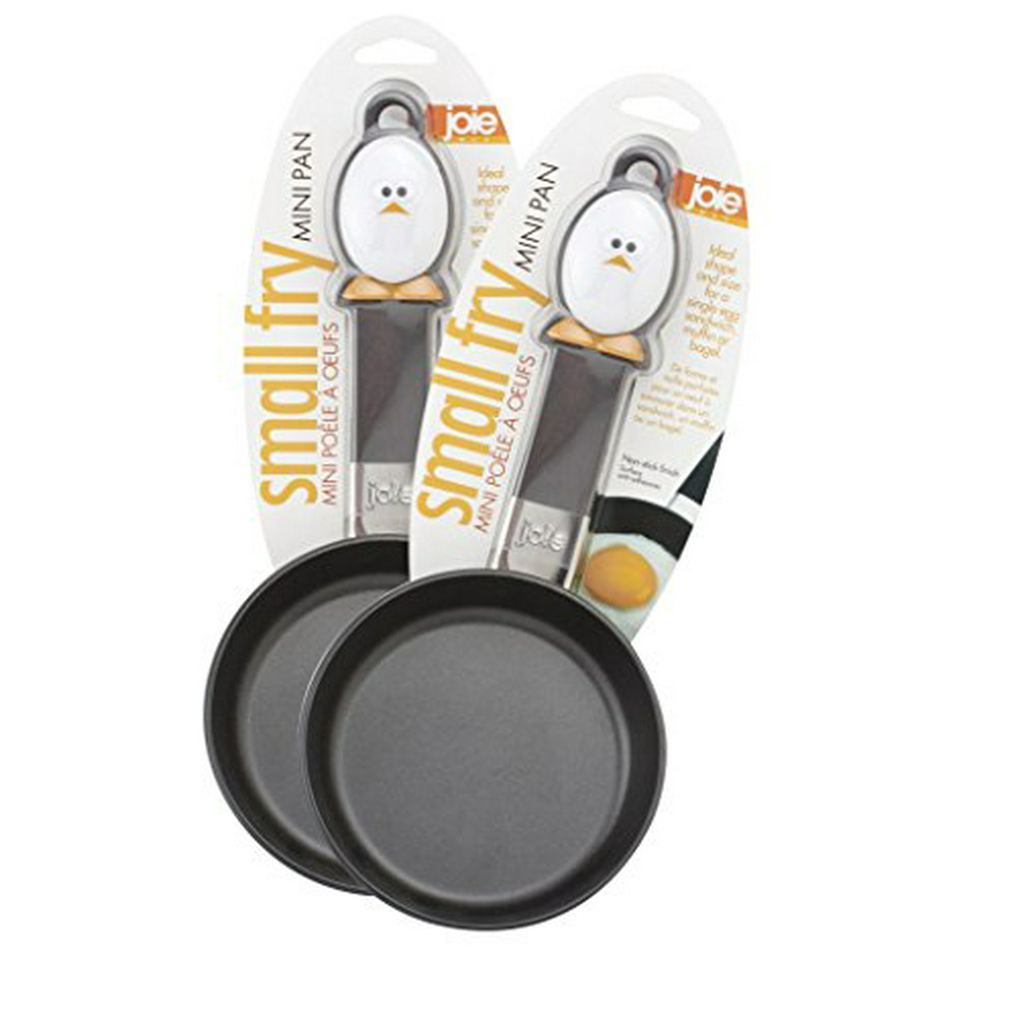 Joie Mini Nonstick Egg Pans - 4.5" Set Of 2 Perfect For Single Servings & Breakfast Sandwiches