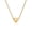 Love Necklace-N (Including Chain), variant on Jewelry Initial Pendant Necklace for Men Womens, 18K Gold Plated Heart Letter Capital Necklace Alphabets from A-Z Figaro Chain Necklace