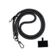 thumbnail image 2 of Correa de cordón para teléfono de 10 mm de diámetro, cuerda trenzada, liberación rápida, resistente Negro, 2 of 9