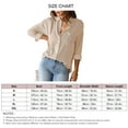 thumbnail image 4 of Chemise à Rayures pour Femmes Automne, Blouse d'Affaires Décontractée à Manches Longues avec Poche Poitrine, 4 of 6