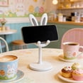 thumbnail image 4 of BAOPAI Easter Themed Cute Bunny Adjustable Telescopic Phone Tablet Stand Holder for Desktop Viewing with Stable Base and Decorative Design, 4 of 6