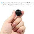 thumbnail image 4 of 6Pcs T Shape Rubber Grommet Mount Dia 19mm ID 9mm H 14mm Seal Protection Hole Plugs Cable Pipe Black, 4 of 5