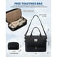 thumbnail image 2 of Bolsa de viaje LOVEVOOK Puffer, grande, 45 L, para mujer de viaje, color negro, 2 of 7