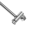 thumbnail image 2 of Kichae Shower Head Extension Arm 11 inch Adjustable Solid Brass Polished Chrome Extension Shower Arm, 2 of 7