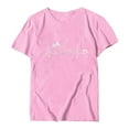 thumbnail image 3 of Birdeem T-Shirt Imprimé Mode pour Femmes Manches Courtes Blouse Col Rond Hauts Décontractés, 3 of 4