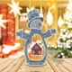 thumbnail image 2 of Cuadros Decorativos Kit de adornos de pintura de diamante de muñeco de nieve de Navidad de cristal luminoso (DZ691) Sywqhk Nuevos Originales, 2 of 9