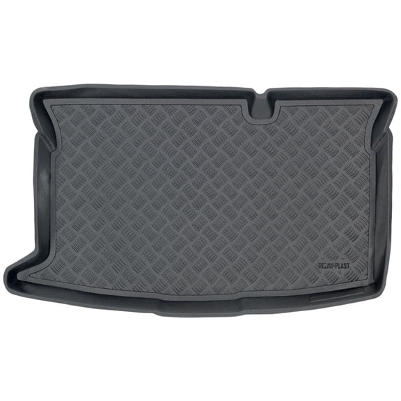 Rezaw-Plast Cargo Mat for Mazda 2 2007 2008 2009 2010 2011 2012 2013 2014 Custom Fit Trunk Liner Molded All Weather Durable Odorless Raised Edge No Trimming Black