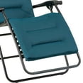thumbnail image 5 of Lafuma Futura Air Comfort Folding Patio Lawn Recliner Chair, Coral Blue, 5 of 6