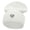 White, variant on Clown Symbol Embroidered 12 Inch Long Knitted Beanie - White OSFM