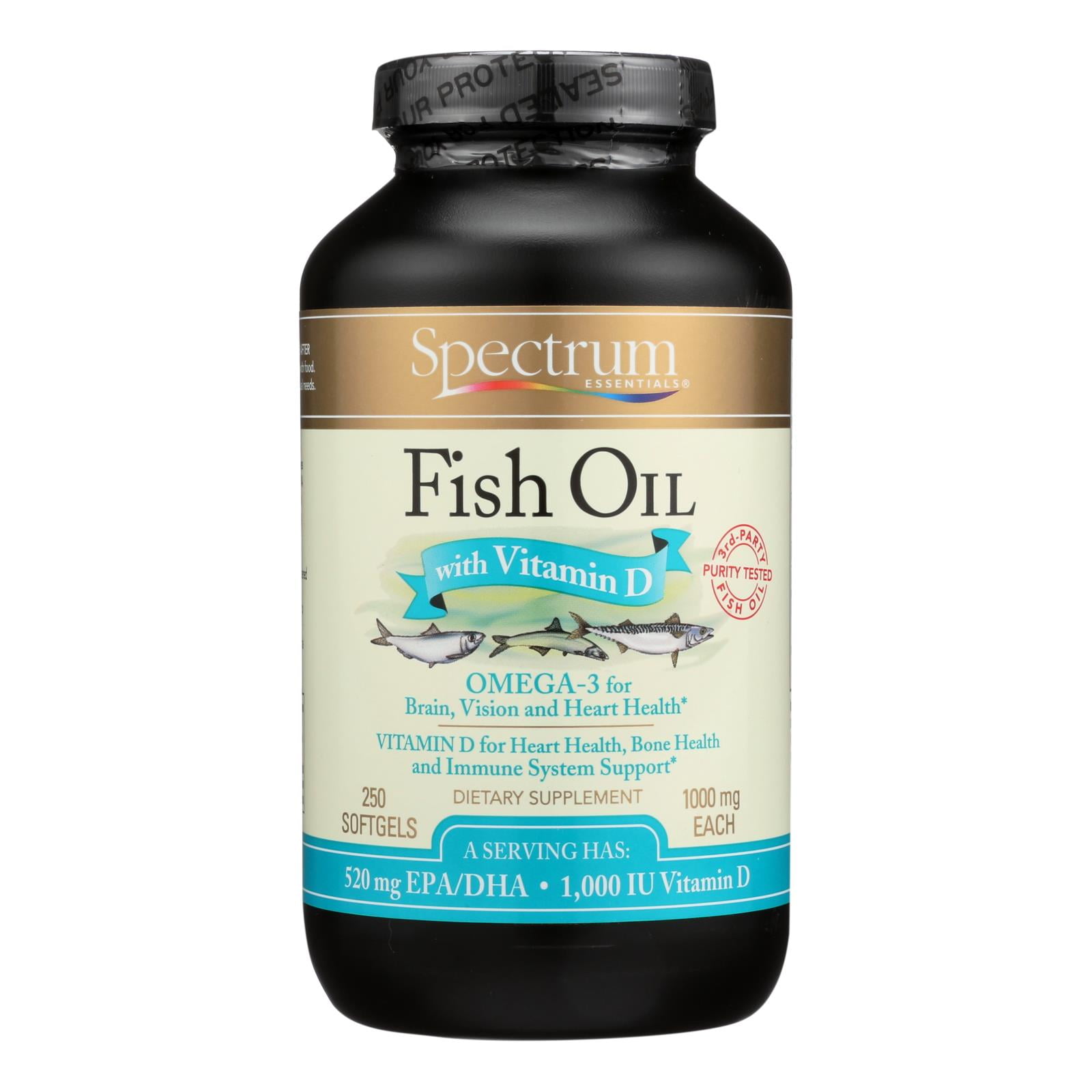 Spectrum Essentials Omega3 Fish Oil With Vitamin D Dietary Supplement