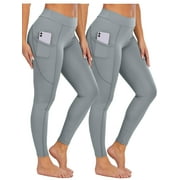 ALING Women High Waist Yoga Leggings Texrured Tummy Control Butt Lift Pants High Waist Scrunch Ruched Butt Lifting Workout Leggings Running Sports Pants