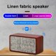 thumbnail image 5 of Gwong Electrónica Q2 Portable Bluetooth Compatible con Bluetooth 4.2 Altavoz de madera inalámbrico Bajo Subwoofer Music Player, 5 of 7