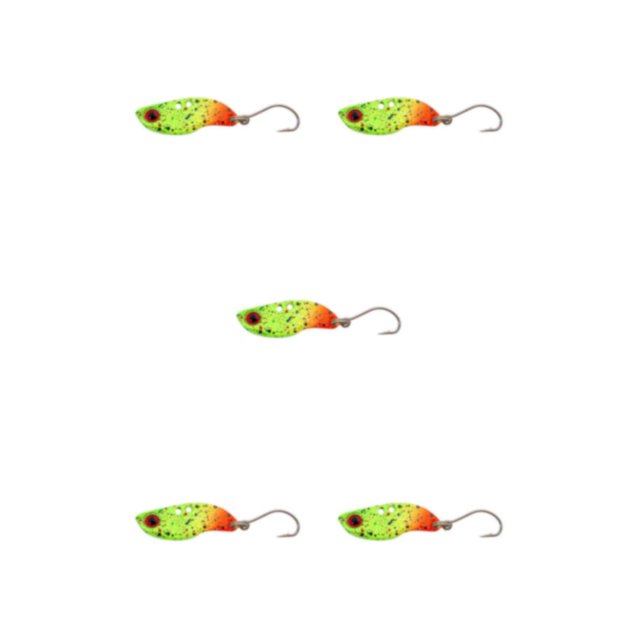 Sonducket Kit de cucharas para trucha, aparejos de pesca, lentejuelas, señuelo de pesca tembloroso, Mini cebos para bajo, Swimbait, Type2 NO2