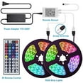 thumbnail image 2 of Tira de luces LED, 10M 32.8FT 300LEDs SMD5050 RGB Tira de luces, 12V IP65 Impermeable Color que cambia Luces de cinta LED Xemadio CJWUS-2119, 2 of 8