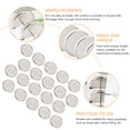 thumbnail image 2 of Miangastore 20Pcs Book Binding Discs Binder Rings DIY Planners Binding Buckle Notebook Fix Discs, 2 of 8