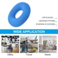 thumbnail image 6 of 1 Pcs Donut Cushion Seat,Blue Inflatable Cushion,Round Hemorrhoid Seat Pillow,Portable Wheelchairs Seat Cushion with Air Pump,for Home Office Chair Wheelchair Car 15Inch, 6 of 7