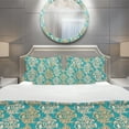 thumbnail image 2 of Designart 'Arabesque Pattern' Oriental Duvet Cover Set, 2 of 4